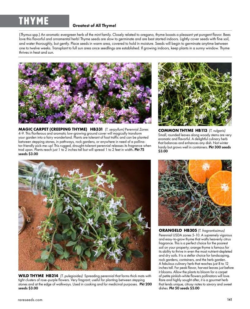 Baker Creek Heirloom Seeds Free Seed Catalog Weekly Ad January 1 - December 31, 2026