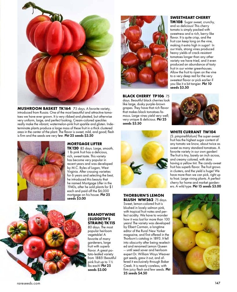 Baker Creek Heirloom Seeds Free Seed Catalog Weekly Ad January 1 - December 31, 2026
