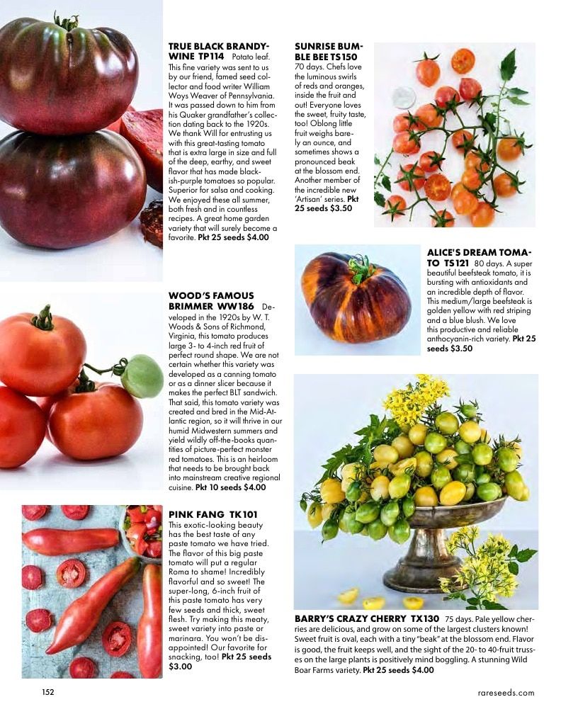 Baker Creek Heirloom Seeds Free Seed Catalog Weekly Ad January 1 - December 31, 2026