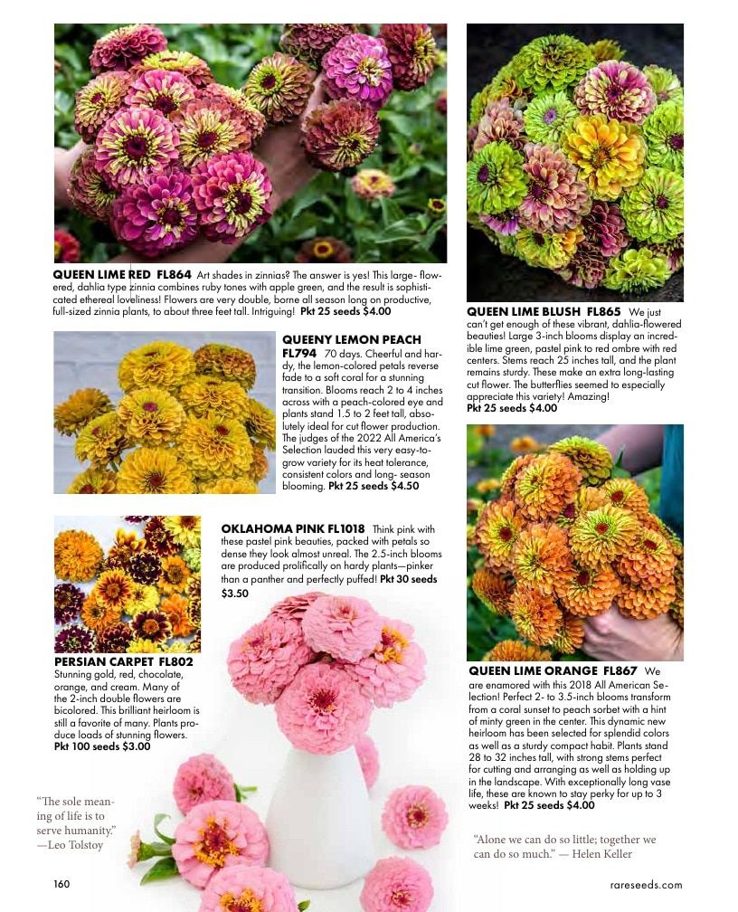 Baker Creek Heirloom Seeds Free Seed Catalog Weekly Ad January 1 - December 31, 2026