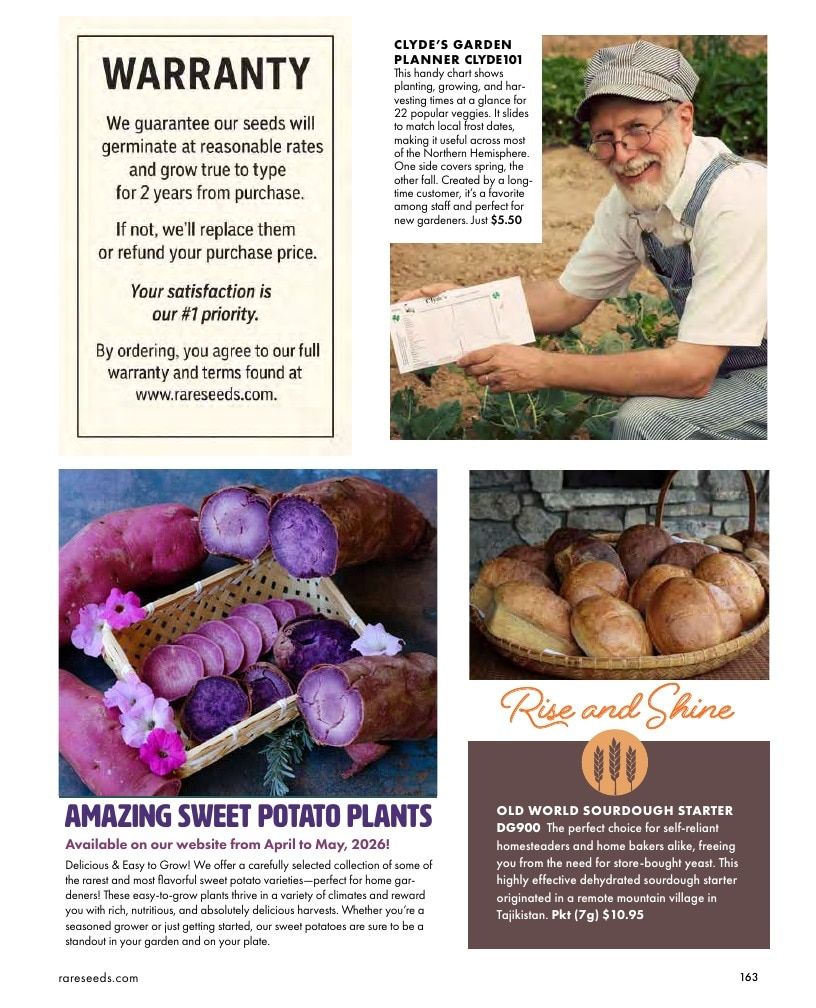 Baker Creek Heirloom Seeds Free Seed Catalog Weekly Ad January 1 - December 31, 2026