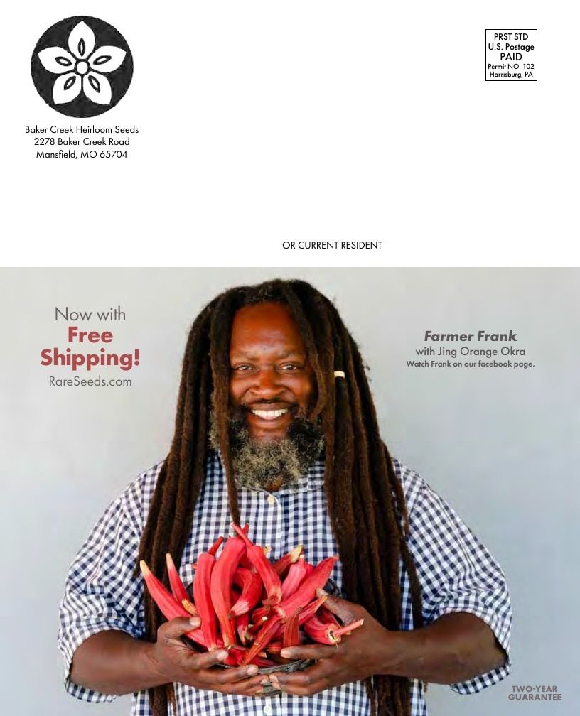 Baker Creek Heirloom Seeds Free Seed Catalog Weekly Ad January 1 - December 31, 2026