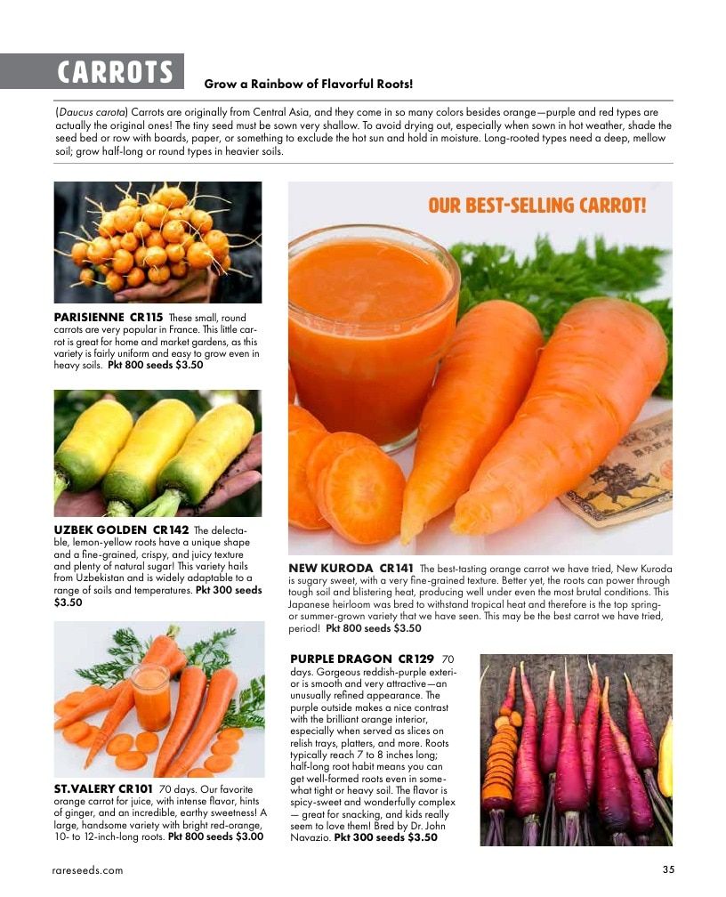 Baker Creek Heirloom Seeds Free Seed Catalog Weekly Ad January 1 - December 31, 2026