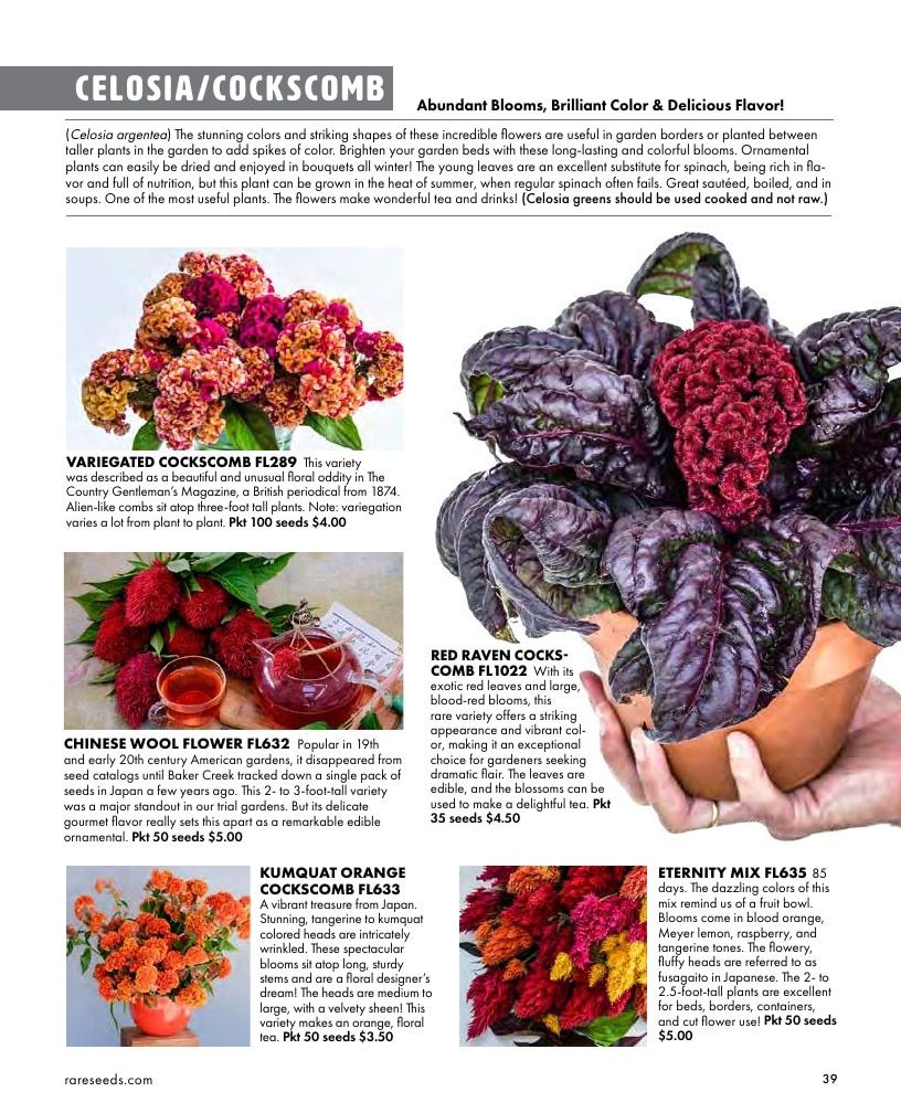 Baker Creek Heirloom Seeds Free Seed Catalog Weekly Ad January 1 - December 31, 2026