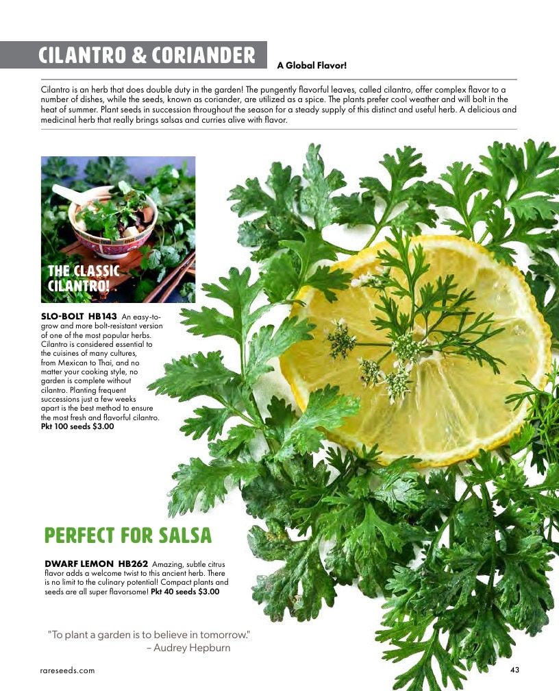 Baker Creek Heirloom Seeds Free Seed Catalog Weekly Ad January 1 - December 31, 2026