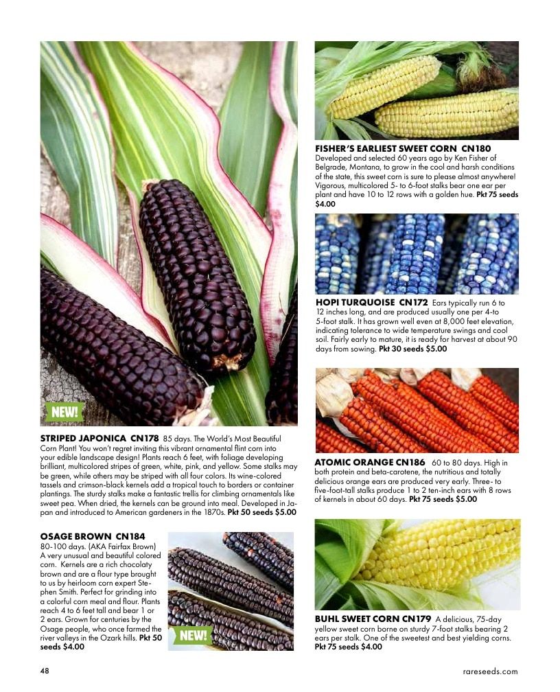 Baker Creek Heirloom Seeds Free Seed Catalog Weekly Ad January 1 - December 31, 2026