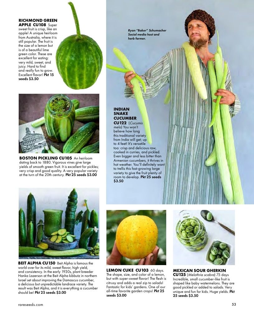 Baker Creek Heirloom Seeds Free Seed Catalog Weekly Ad January 1 - December 31, 2026