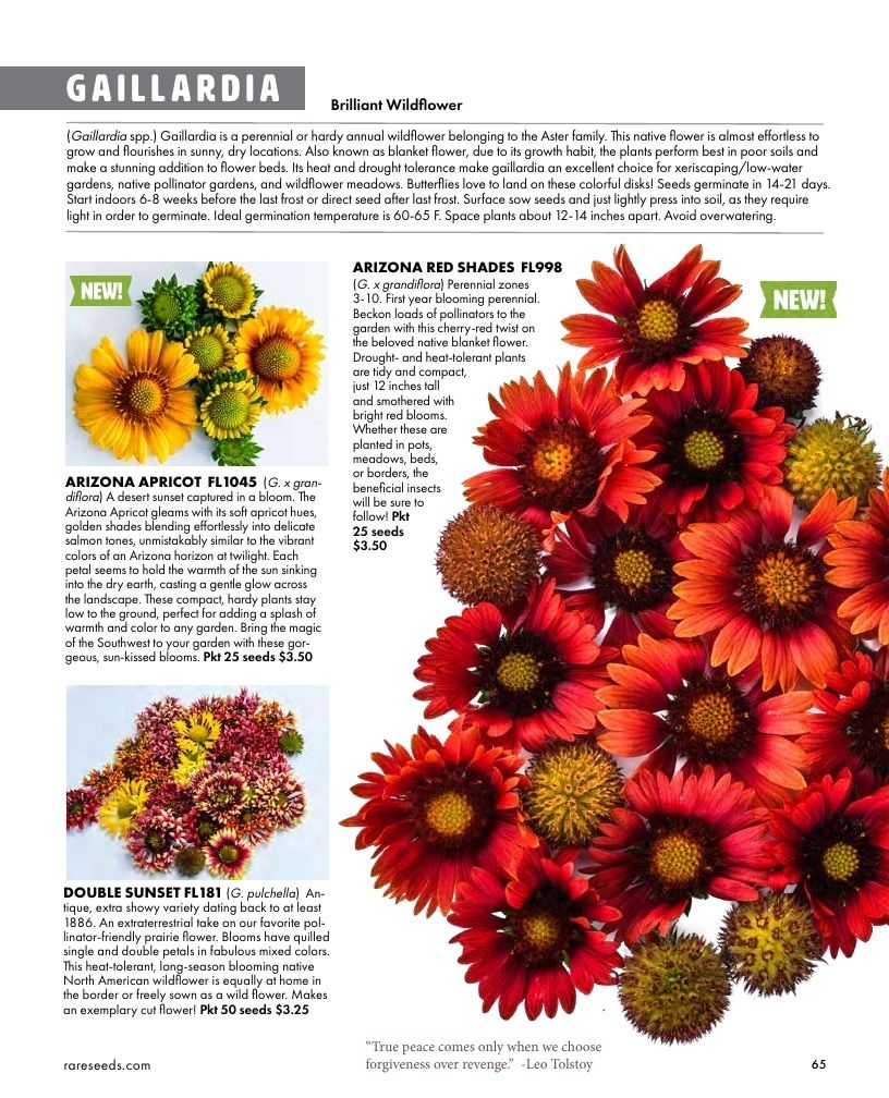 Baker Creek Heirloom Seeds Free Seed Catalog Weekly Ad January 1 - December 31, 2026