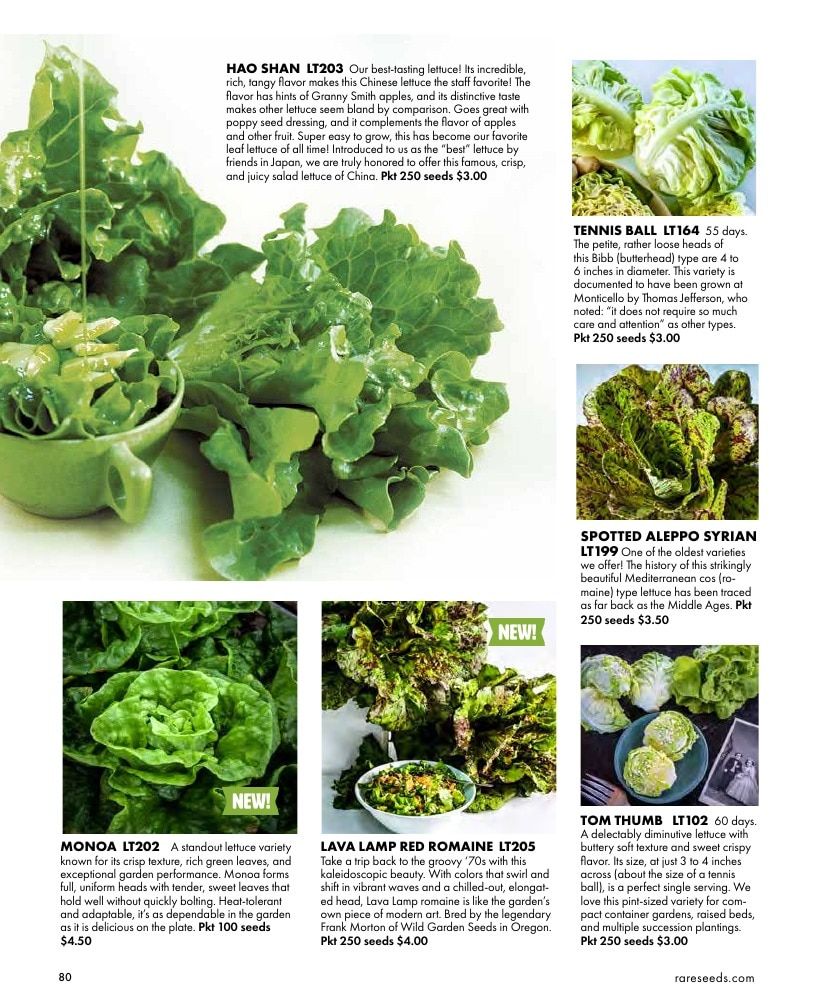 Baker Creek Heirloom Seeds Free Seed Catalog Weekly Ad January 1 - December 31, 2026