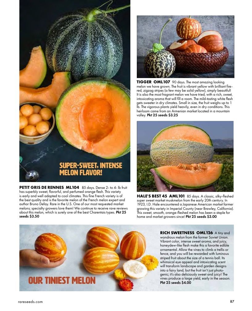 Baker Creek Heirloom Seeds Free Seed Catalog Weekly Ad January 1 - December 31, 2026