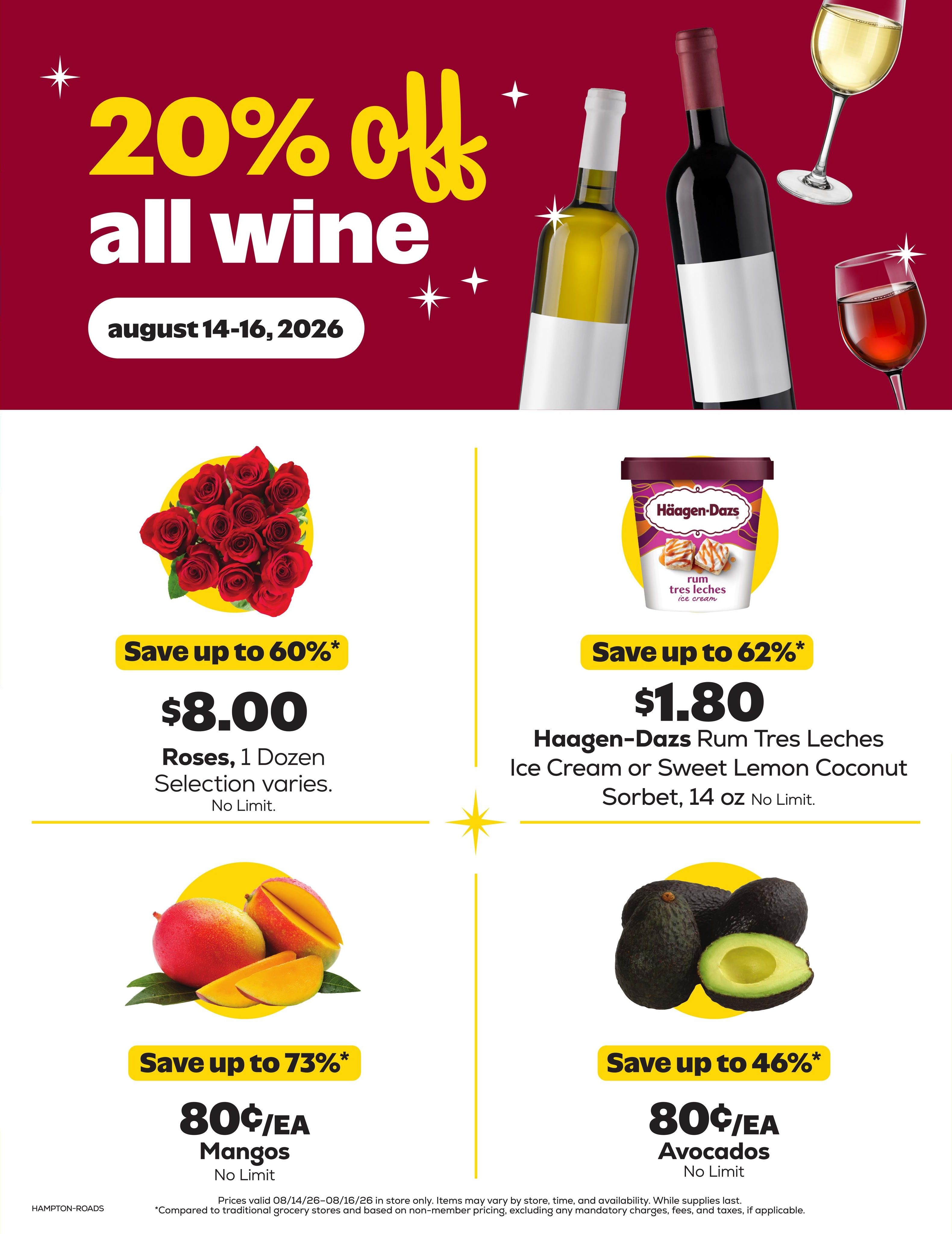 Grocery Outlet (Studley–Quinton Area, VA) Weekly Ad August 12 - 18, 2026