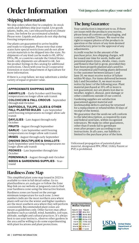 J.W. Jung Seed Company Fall Catalog Weekly Ad July 1 - December 31, 2026