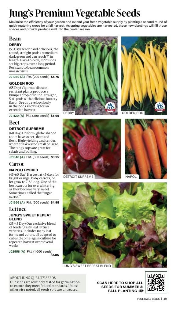 J.W. Jung Seed Company Fall Catalog Weekly Ad July 1 - December 31, 2026