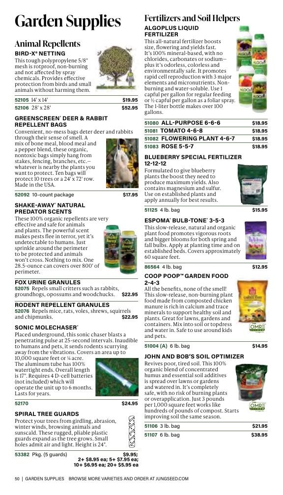 J.W. Jung Seed Company Fall Catalog Weekly Ad July 1 - December 31, 2026
