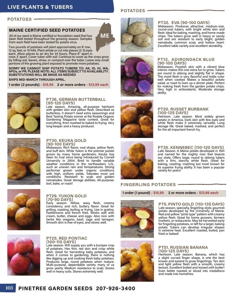 Pinetree Garden Seeds Annual Catalog Weekly Ad January 1 - December 31, 2026