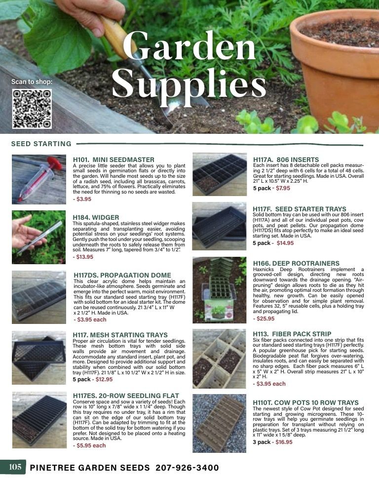 Pinetree Garden Seeds Annual Catalog Weekly Ad January 1 - December 31, 2026