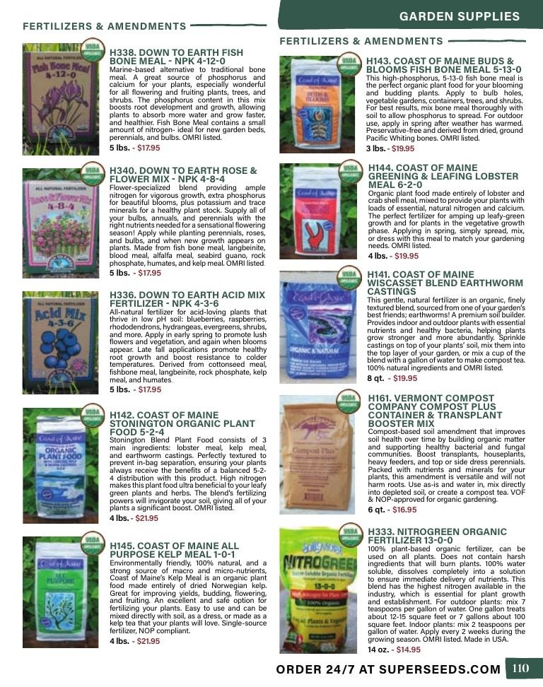 Pinetree Garden Seeds Annual Catalog Weekly Ad January 1 - December 31, 2026