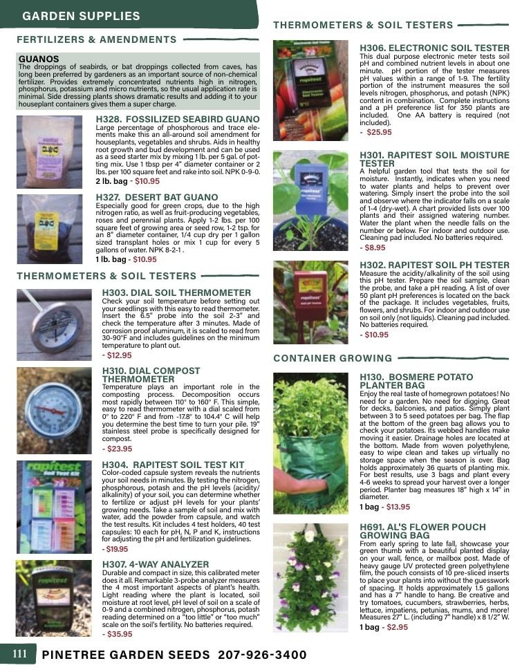 Pinetree Garden Seeds Annual Catalog Weekly Ad January 1 - December 31, 2026