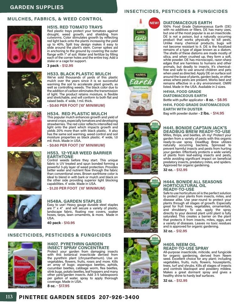 Pinetree Garden Seeds Annual Catalog Weekly Ad January 1 - December 31, 2026