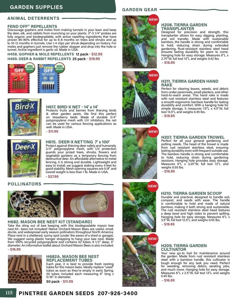 Pinetree Garden Seeds Annual Catalog Weekly Ad January 1 - December 31, 2026