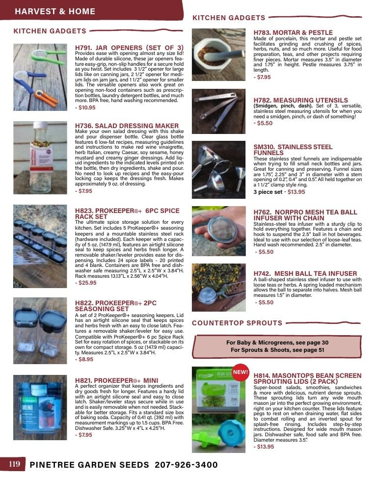 Pinetree Garden Seeds Annual Catalog Weekly Ad January 1 - December 31, 2026