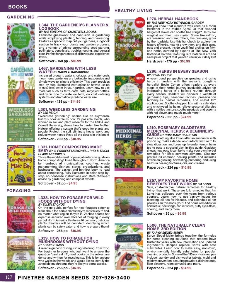Pinetree Garden Seeds Annual Catalog Weekly Ad January 1 - December 31, 2026