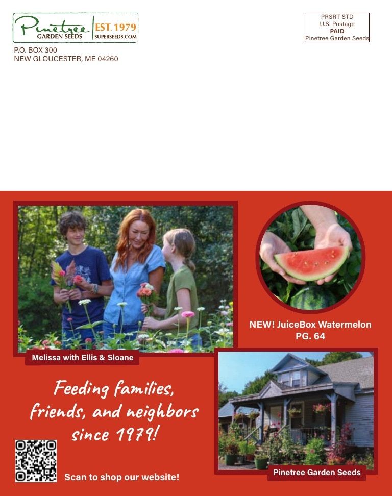 Pinetree Garden Seeds Annual Catalog Weekly Ad January 1 - December 31, 2026