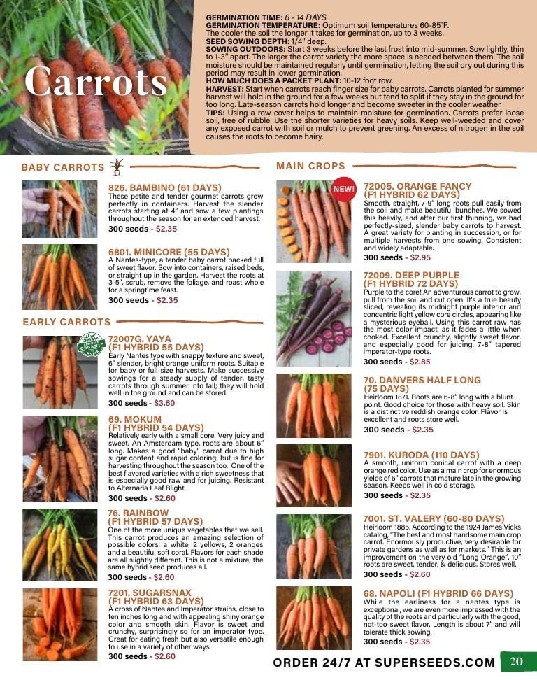 Pinetree Garden Seeds Annual Catalog Weekly Ad January 1 - December 31, 2026