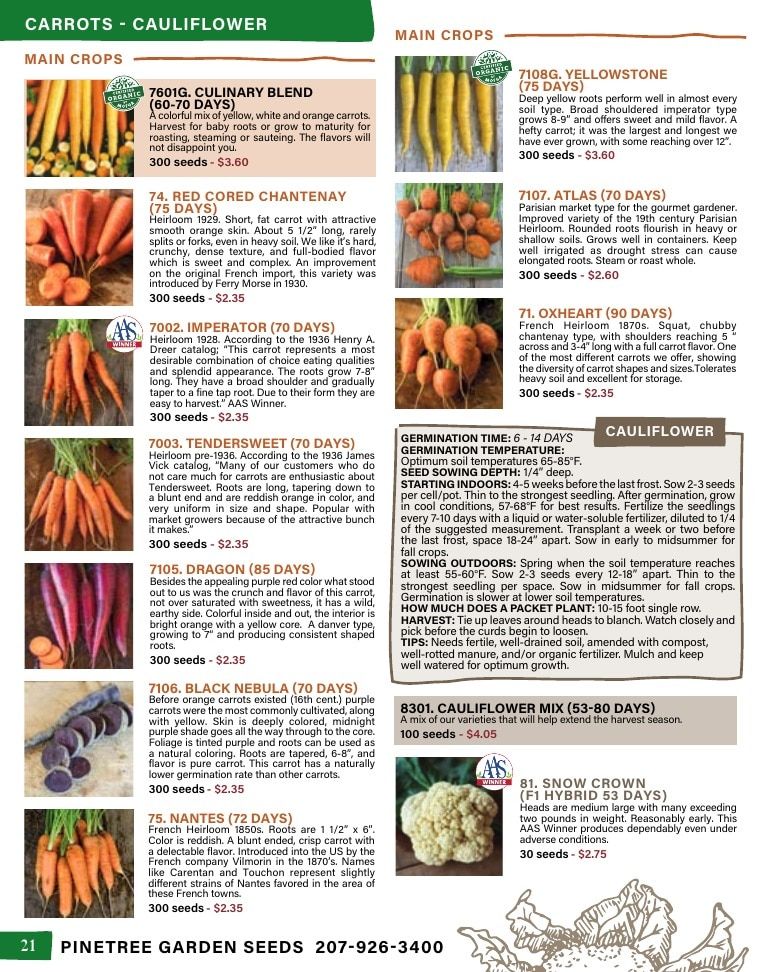 Pinetree Garden Seeds Annual Catalog Weekly Ad January 1 - December 31, 2026