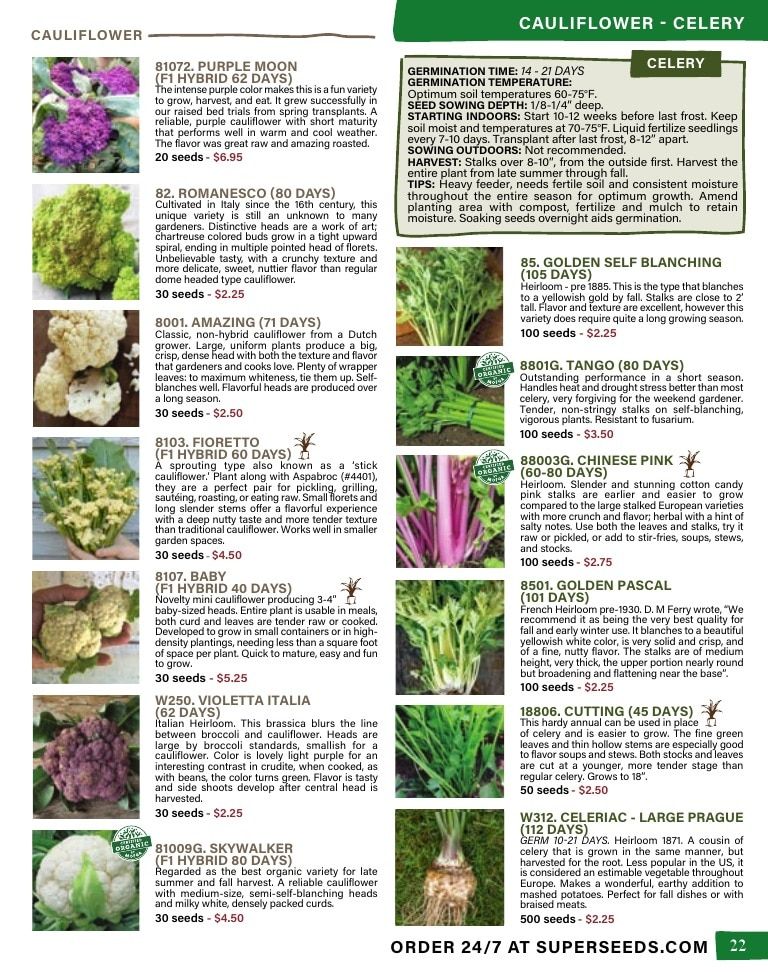 Pinetree Garden Seeds Annual Catalog Weekly Ad January 1 - December 31, 2026