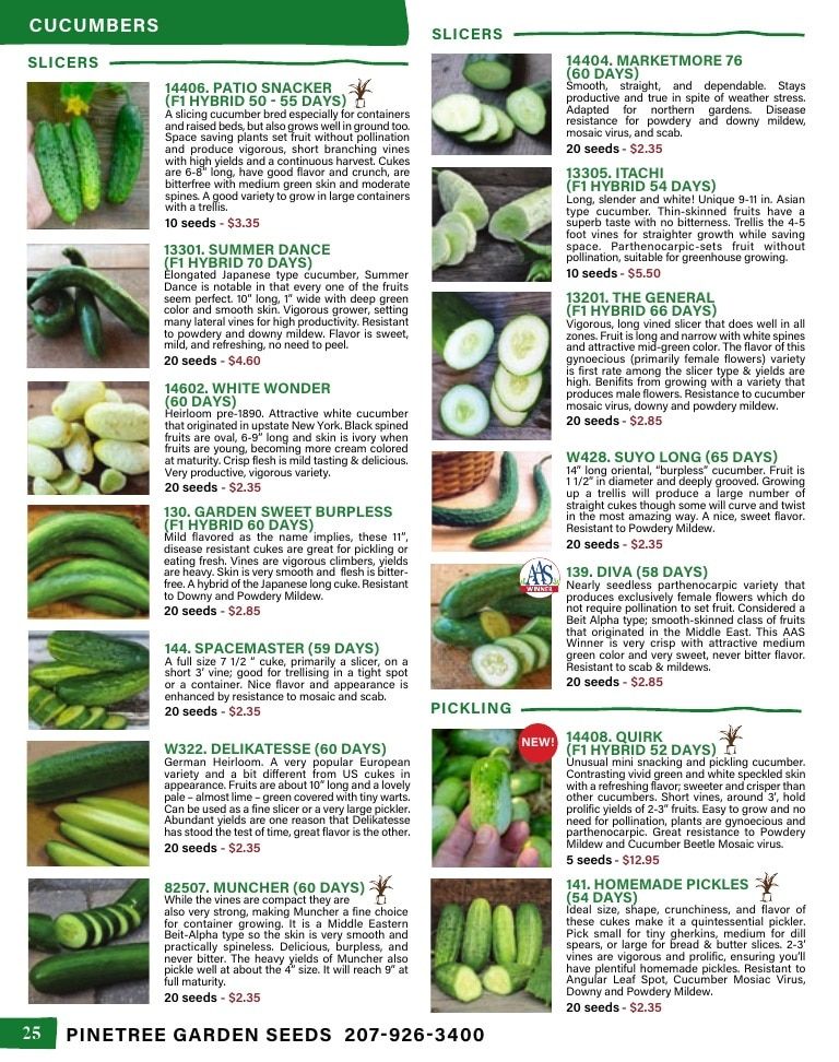 Pinetree Garden Seeds Annual Catalog Weekly Ad January 1 - December 31, 2026
