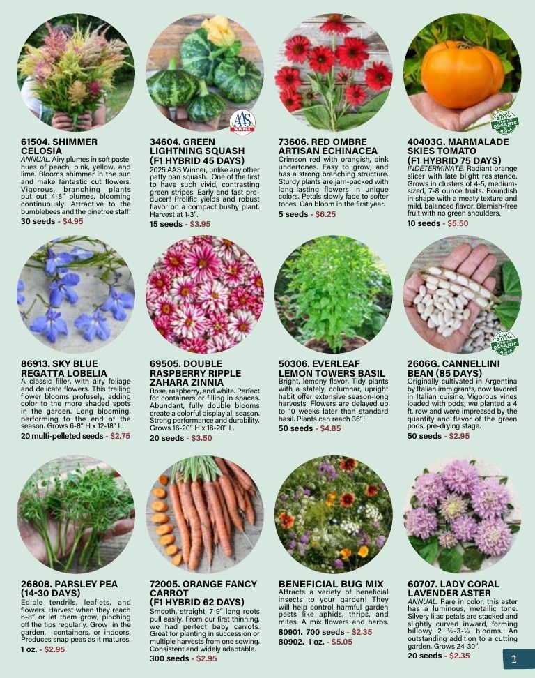 Pinetree Garden Seeds Annual Catalog Weekly Ad January 1 - December 31, 2026