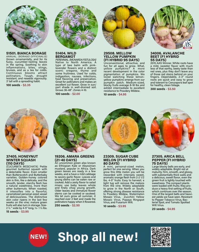 Pinetree Garden Seeds Annual Catalog Weekly Ad January 1 - December 31, 2026