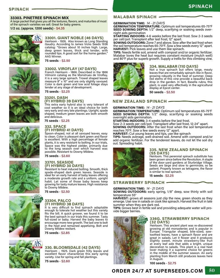 Pinetree Garden Seeds Annual Catalog Weekly Ad January 1 - December 31, 2026