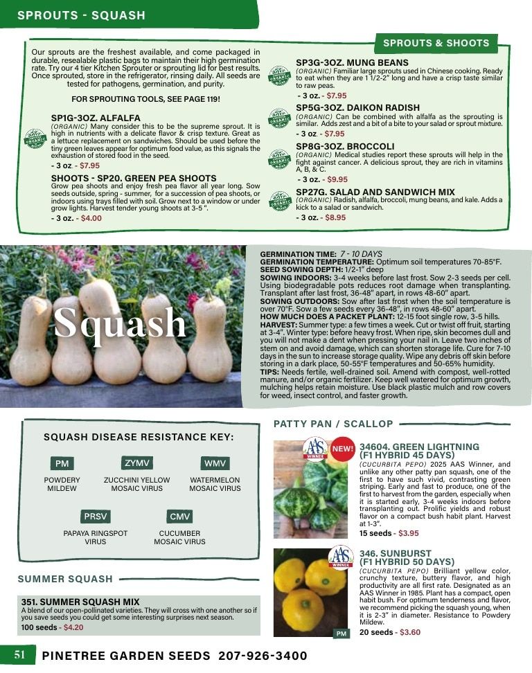Pinetree Garden Seeds Annual Catalog Weekly Ad January 1 - December 31, 2026