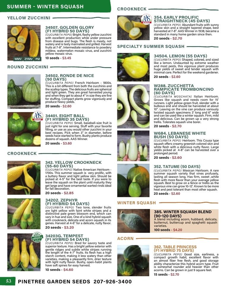 Pinetree Garden Seeds Annual Catalog Weekly Ad January 1 - December 31, 2026