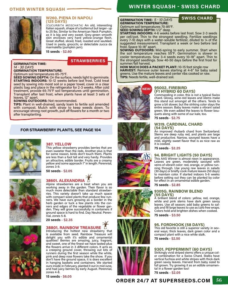 Pinetree Garden Seeds Annual Catalog Weekly Ad January 1 - December 31, 2026