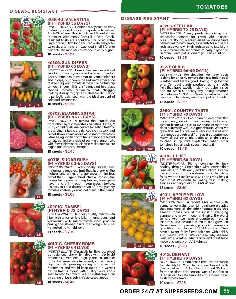 Pinetree Garden Seeds Annual Catalog Weekly Ad January 1 - December 31, 2026