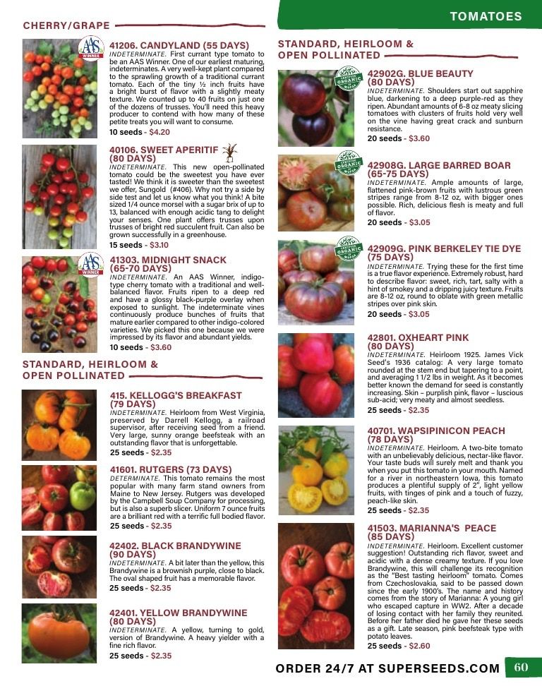 Pinetree Garden Seeds Annual Catalog Weekly Ad January 1 - December 31, 2026