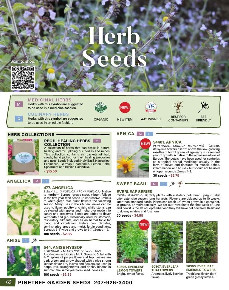 Pinetree Garden Seeds Annual Catalog Weekly Ad January 1 - December 31, 2026