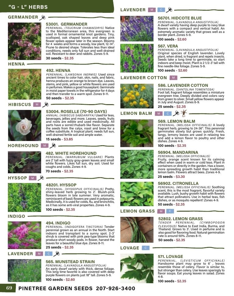 Pinetree Garden Seeds Annual Catalog Weekly Ad January 1 - December 31, 2026