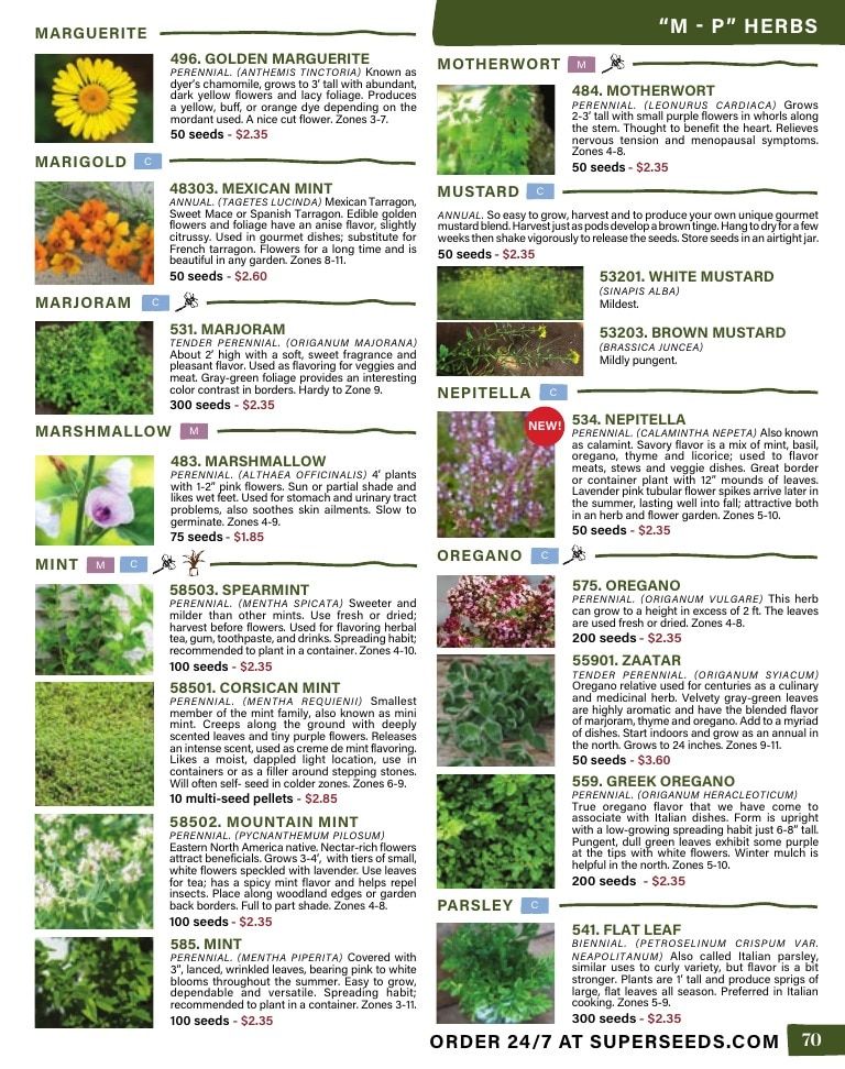 Pinetree Garden Seeds Annual Catalog Weekly Ad January 1 - December 31, 2026