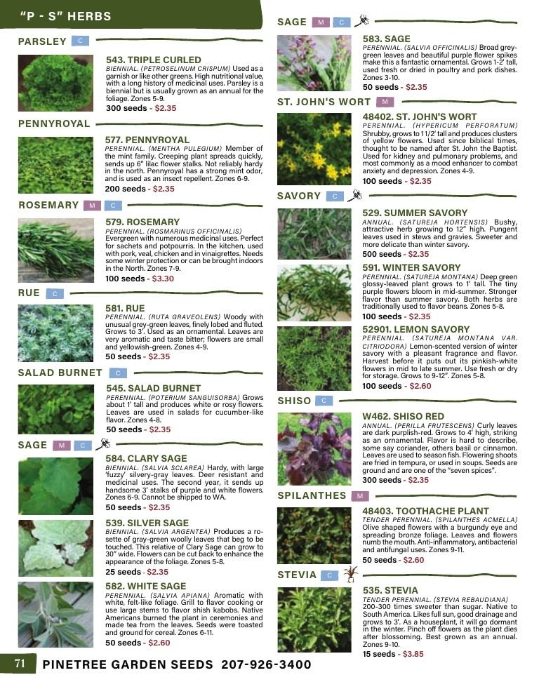 Pinetree Garden Seeds Annual Catalog Weekly Ad January 1 - December 31, 2026