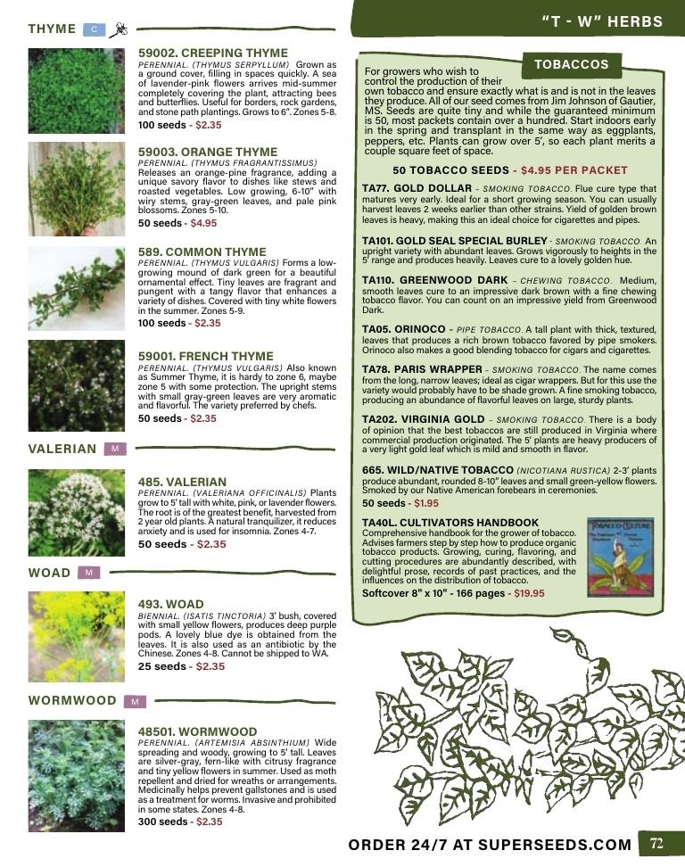 Pinetree Garden Seeds Annual Catalog Weekly Ad January 1 - December 31, 2026