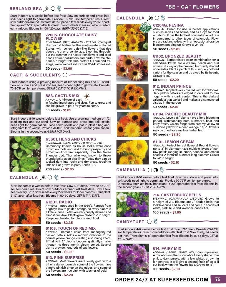 Pinetree Garden Seeds Annual Catalog Weekly Ad January 1 - December 31, 2026
