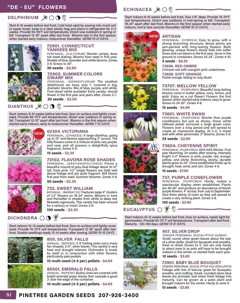 Pinetree Garden Seeds Annual Catalog Weekly Ad January 1 - December 31, 2026
