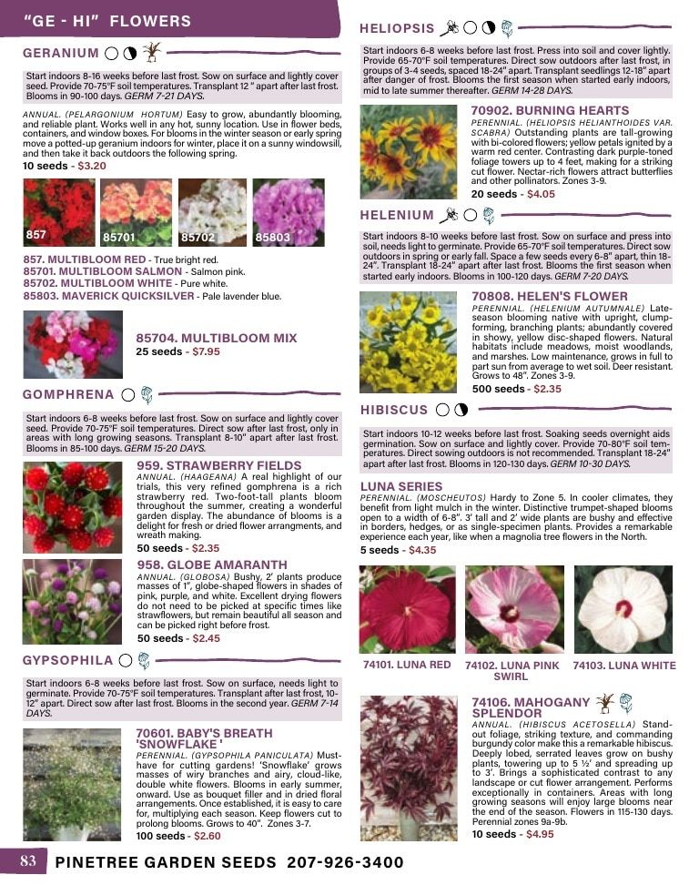 Pinetree Garden Seeds Annual Catalog Weekly Ad January 1 - December 31, 2026