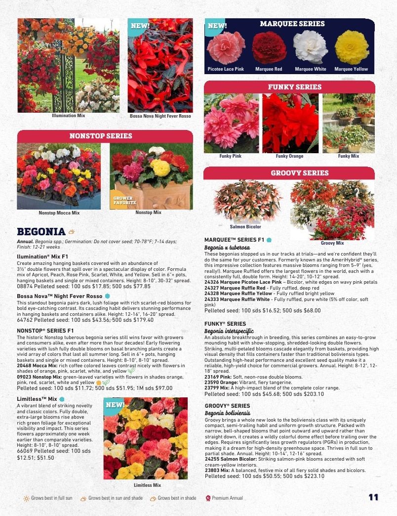 Harris Seeds Bedding Plant Grower's Catalog Weekly Ad January 1 - December 31, 2027