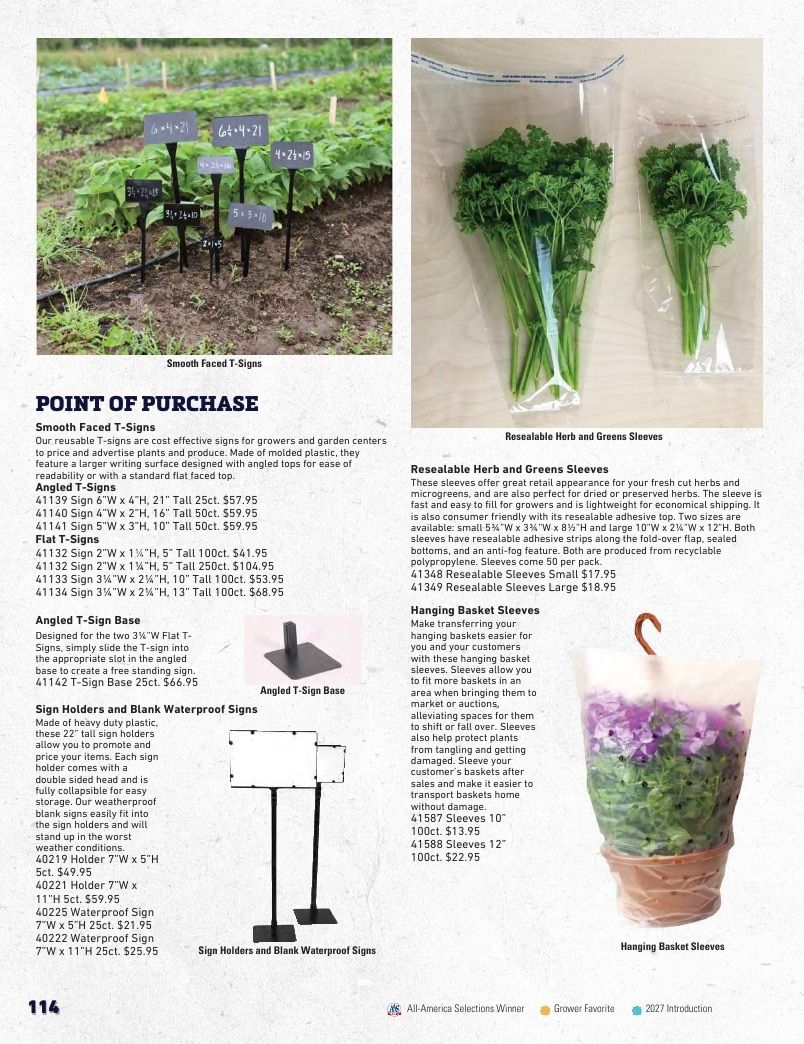 Harris Seeds Bedding Plant Grower's Catalog Weekly Ad January 1 - December 31, 2027