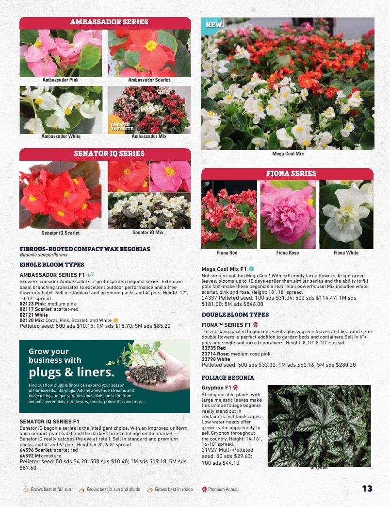 Harris Seeds Bedding Plant Grower's Catalog Weekly Ad January 1 - December 31, 2027